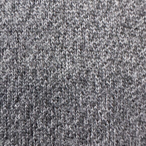 Calvin Klein 100% Italian Merino Wool 1/4 Zip Pullover Mens Large Dark Gray Soft - Picture 9 of 14